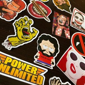 Lot of stickers